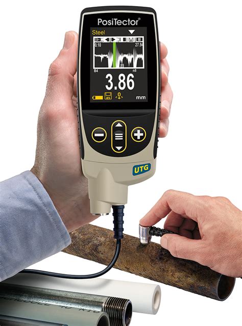 measurement of wall thickness|ultrasonic wall gauge.